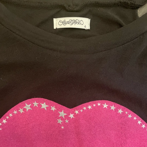 Lauren Moshi black shirt sleeve t shirt - Picture 5 of 6